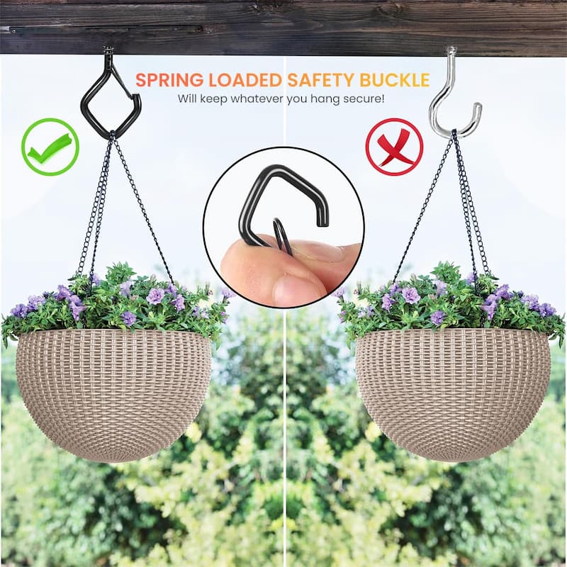 Crochets en Acier Verrouillables pour Fixation Murale – Lot de 20