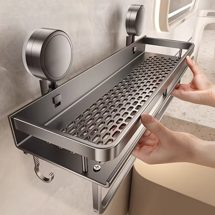 Étagère de douche et de salle de bain à ventouses – fixation murale sans perçage