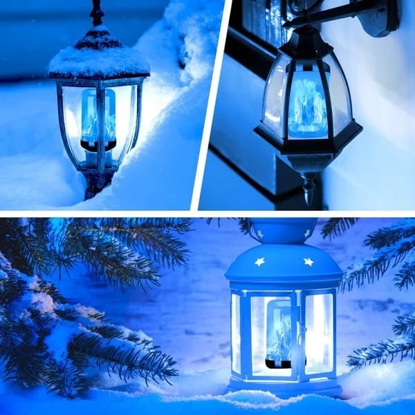 Ampoule LED Effet Flamme Vacillante avec Capteur de Gravité E26