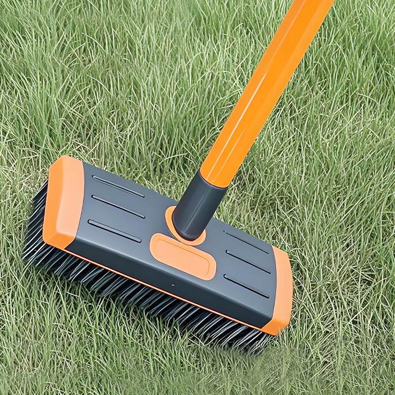 Brosse de Désherbage 3-en-1 avec Manche Réglable pour Terrasse et Joints