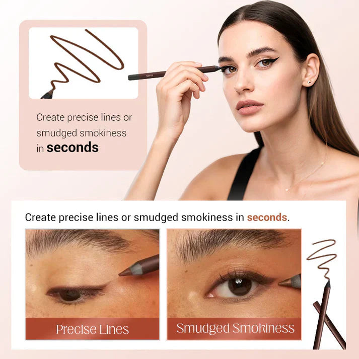 Eye-liner Gel Waterproof Longue Tenue – Pigmentation Intense