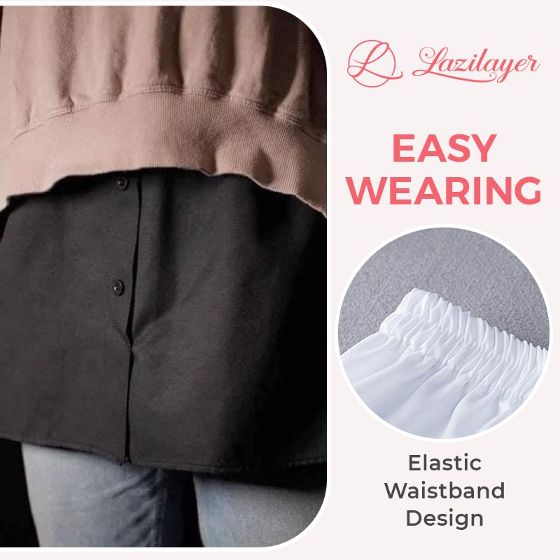LaziLayer™ – Extenseur de chemise pour des looks polyvalents [50 % de réduction]