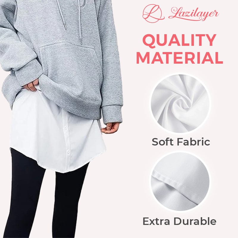 LaziLayer™ – Extenseur de chemise pour des looks polyvalents [50 % de réduction]