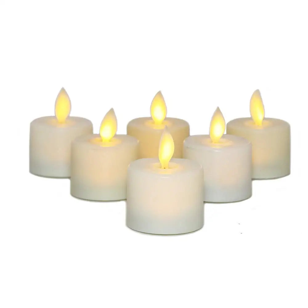 Lot de bougies LED avec télécommande – lumière vacillante réaliste