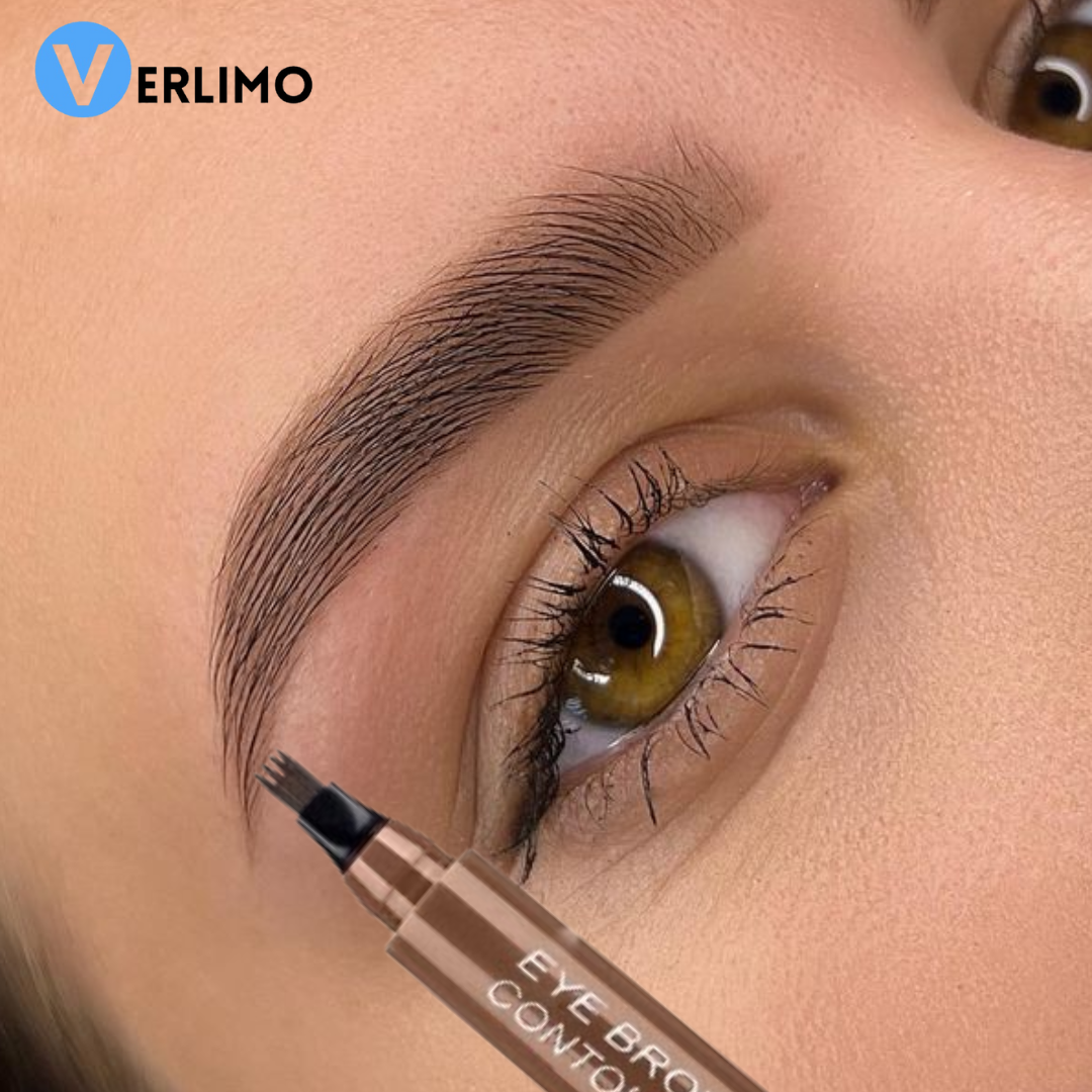 Crayon à sourcils microblading – Pointe fine effet poil à poil longue tenue