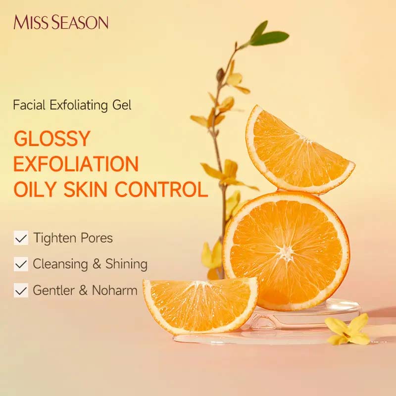 Gel Exfoliant Enzymatique à l'Orange pour Peau Douce et Éclatante