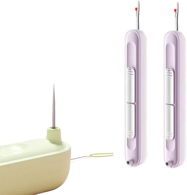 Découseur et Enfile-Aiguille 2-en-1 Compact pour Couture Précise