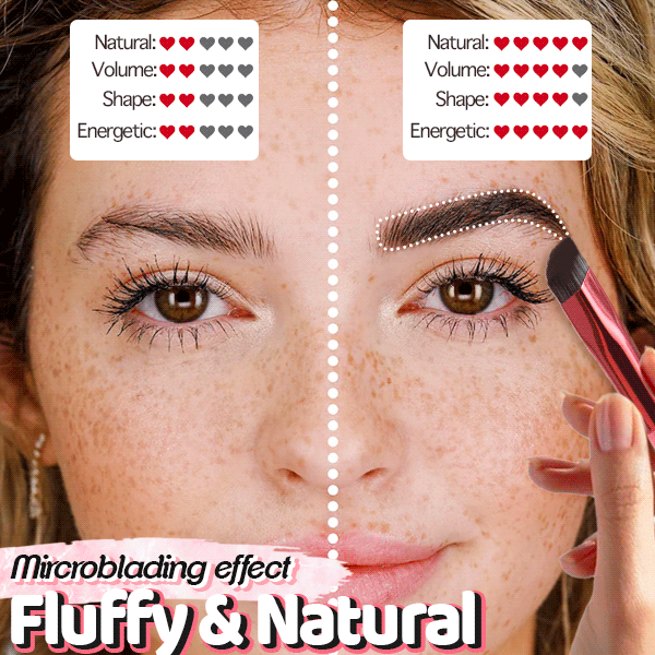 Tampon à Sourcils 4D pour Traits de Cheveux Naturels et Sourcils Définis