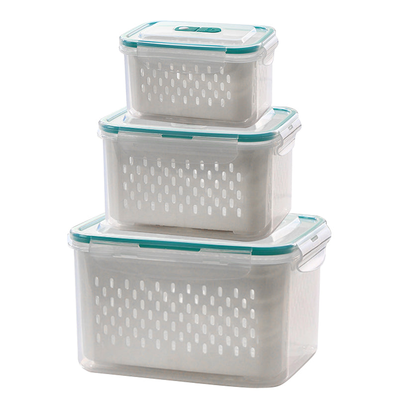 Boîtes Hermétiques Empilables avec Joint en Silicone pour Conserver les Aliments