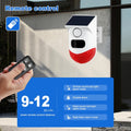 Détecteur de mouvement solaire extérieur avec alarme sirène et LED IP65