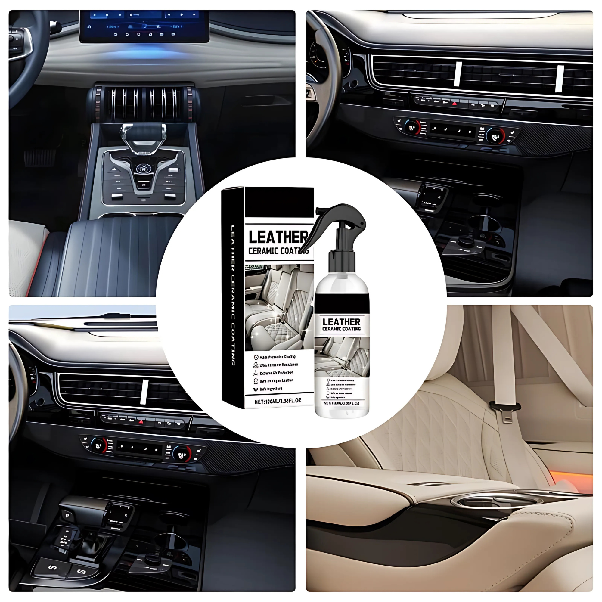Nettoyant Intérieur Voiture Multi-Surfaces – Cuir, Tissu et Plastique