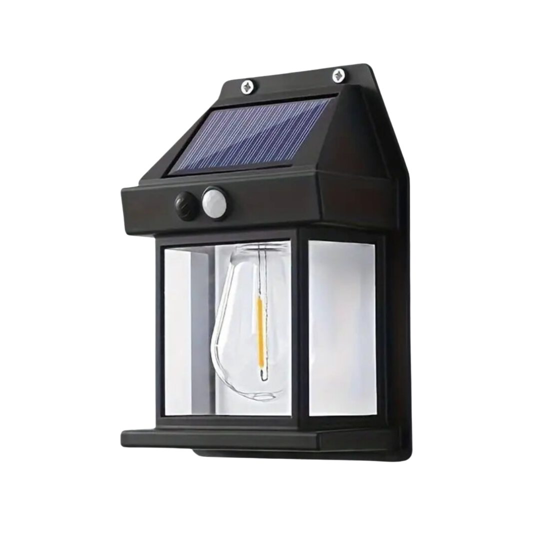 Lampe solaire extérieure avec détecteur de mouvement – sans fil et résistante aux intempéries