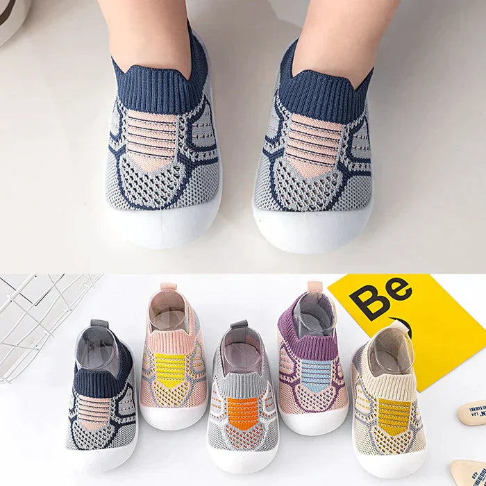 Chaussons Bébé Antidérapants Premiers Pas en Coton Respirant