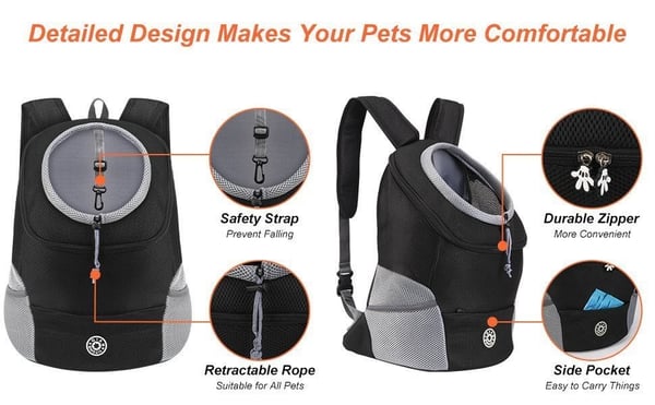 PawPack™ – Sac de transport respirant pour chien confortable [50 % de réduction]