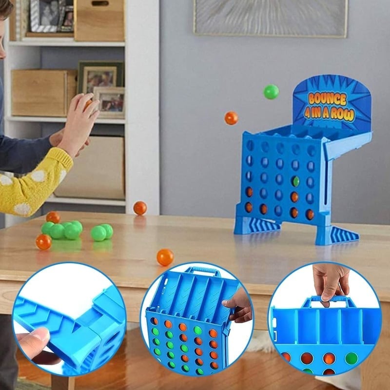 Jeu de Rebond Connect 4 – Réflexes et Concentration pour Toute la Famille