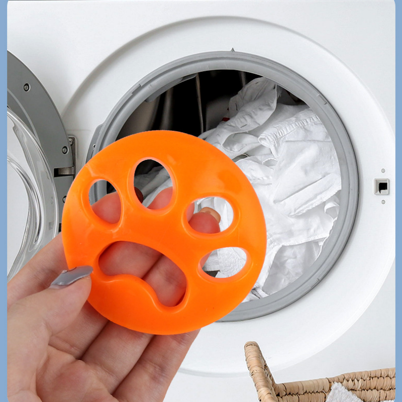 Attrape-poils en silicone pour machine à laver et sèche-linge – Lot de 4