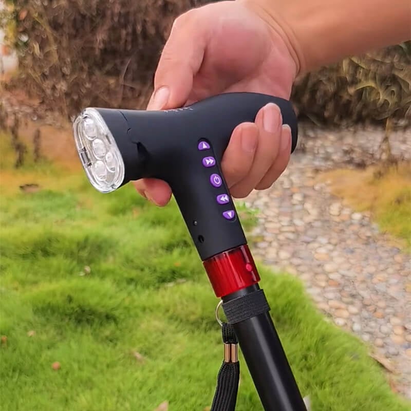 SmartCane™ – Canne intelligente avec alarme d’urgence automatique [50 % de réduction]