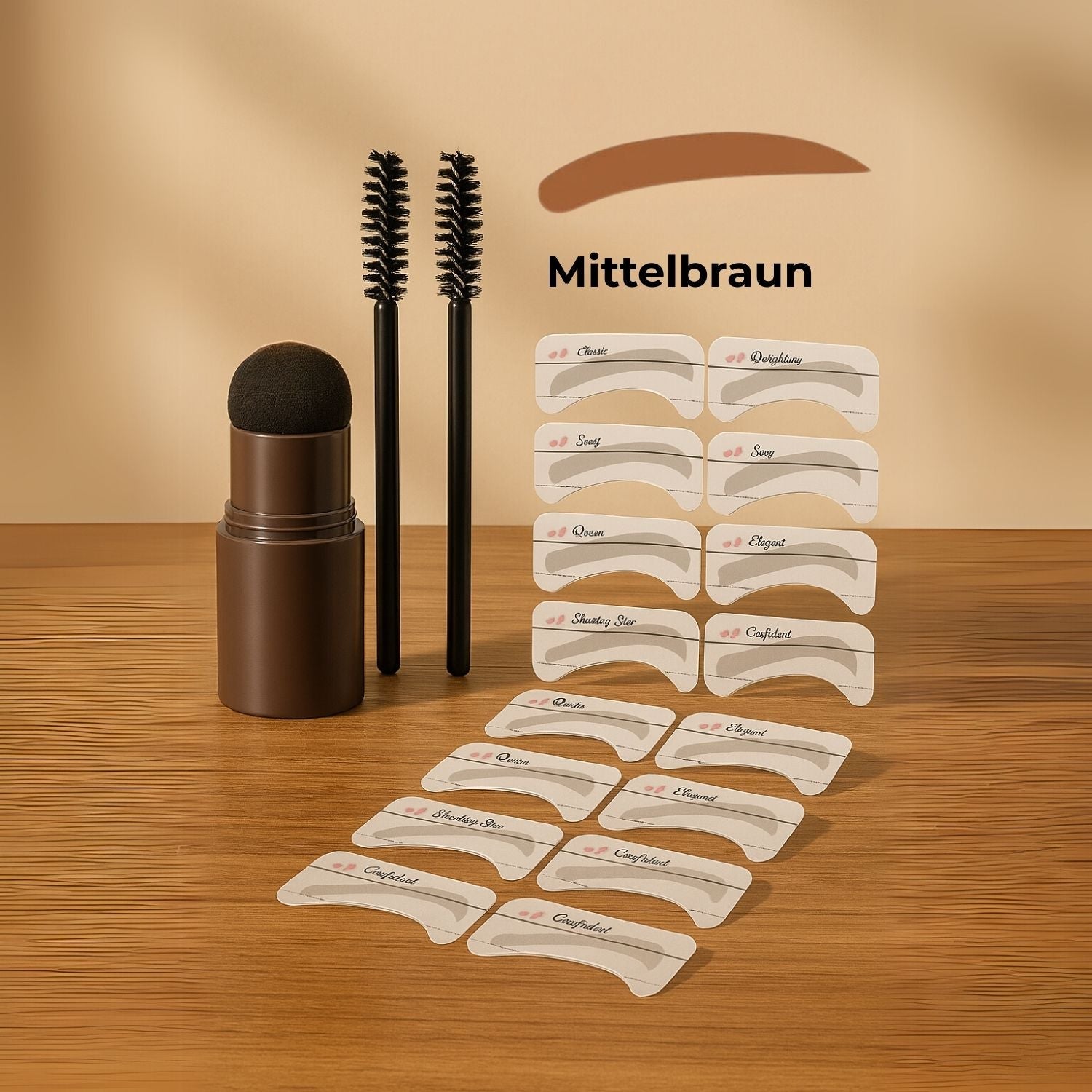 Kit Tampon à Sourcils pour Sourcils Définis et Symétriques