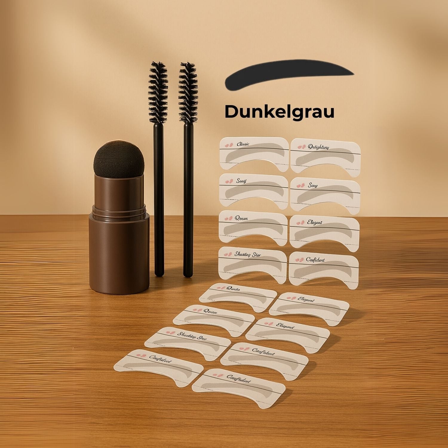 Kit Tampon à Sourcils pour Sourcils Définis et Symétriques