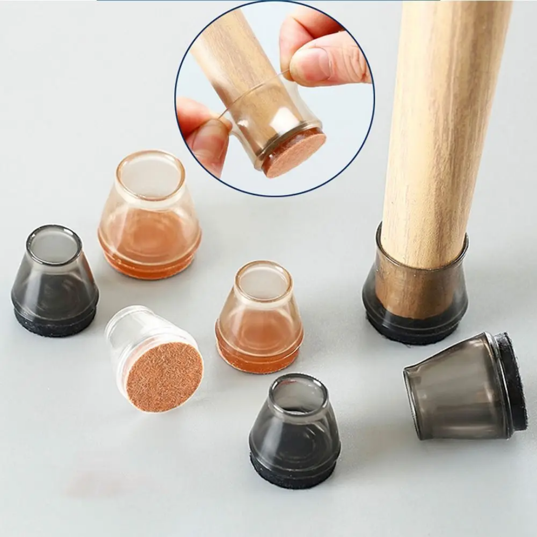 ChairGuard™ – Embouts de Protection en Silicone pour Pieds de Chaise contre les Rayures & le Bruit [4 + 4 Gratuit]