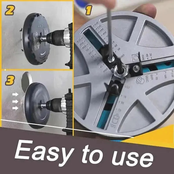 DrillBlade™ – Scie Cloche de Précision avec Lame Triple en Nylon & Alliage Zinc-Alu [50 % de Réduction]