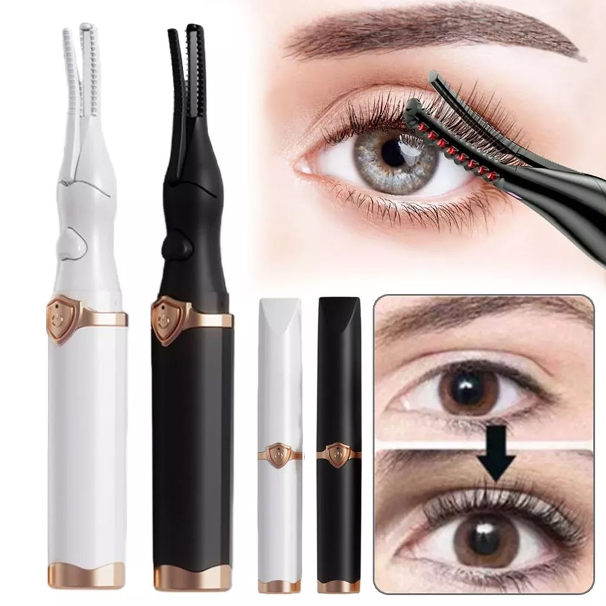 Recourbe-Cils Chauffant Électrique – Lifting et Volume Longue Durée
