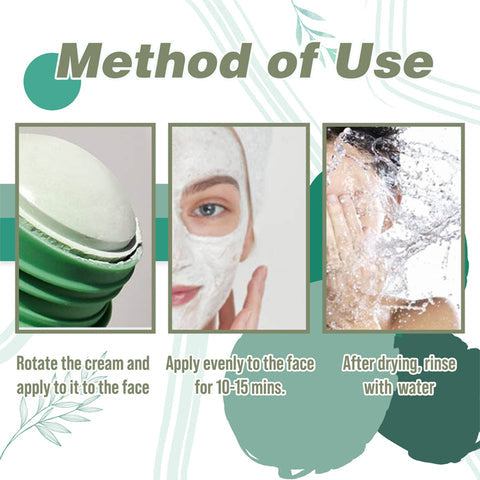 Stick Masque au Thé Vert Nettoyant en Profondeur pour Pores Purs
