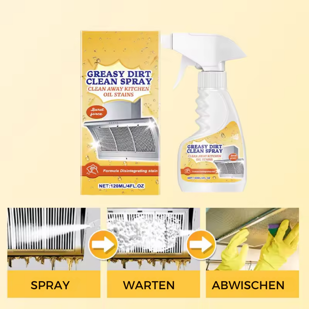 Spray Dégraissant Cuisine – Nettoyage en Profondeur des Graisses
