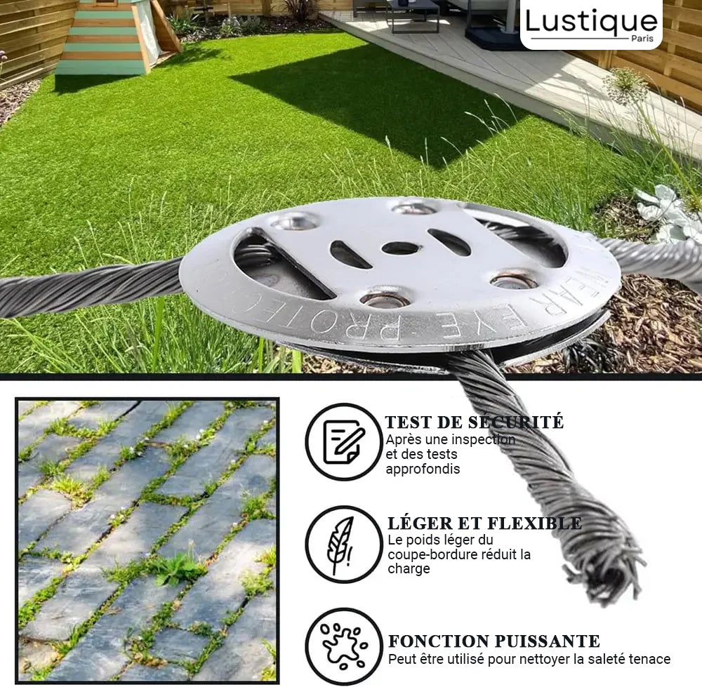 SteelTrim™ – Convient en toute sécurité aux surfaces en béton et en pierre [50 % de réduction]