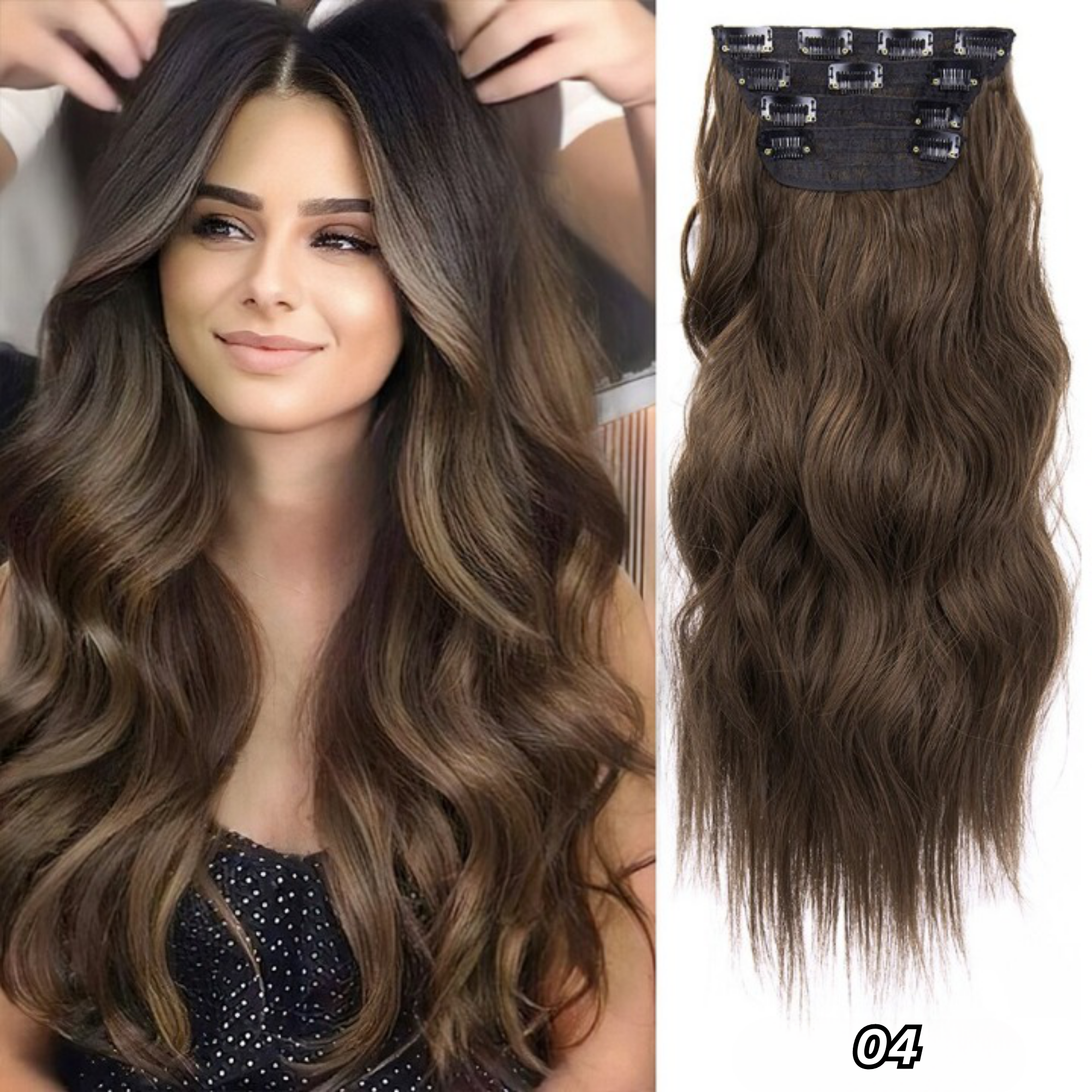 Extensions à Clip pour Cheveux – Volume et Longueur Naturels