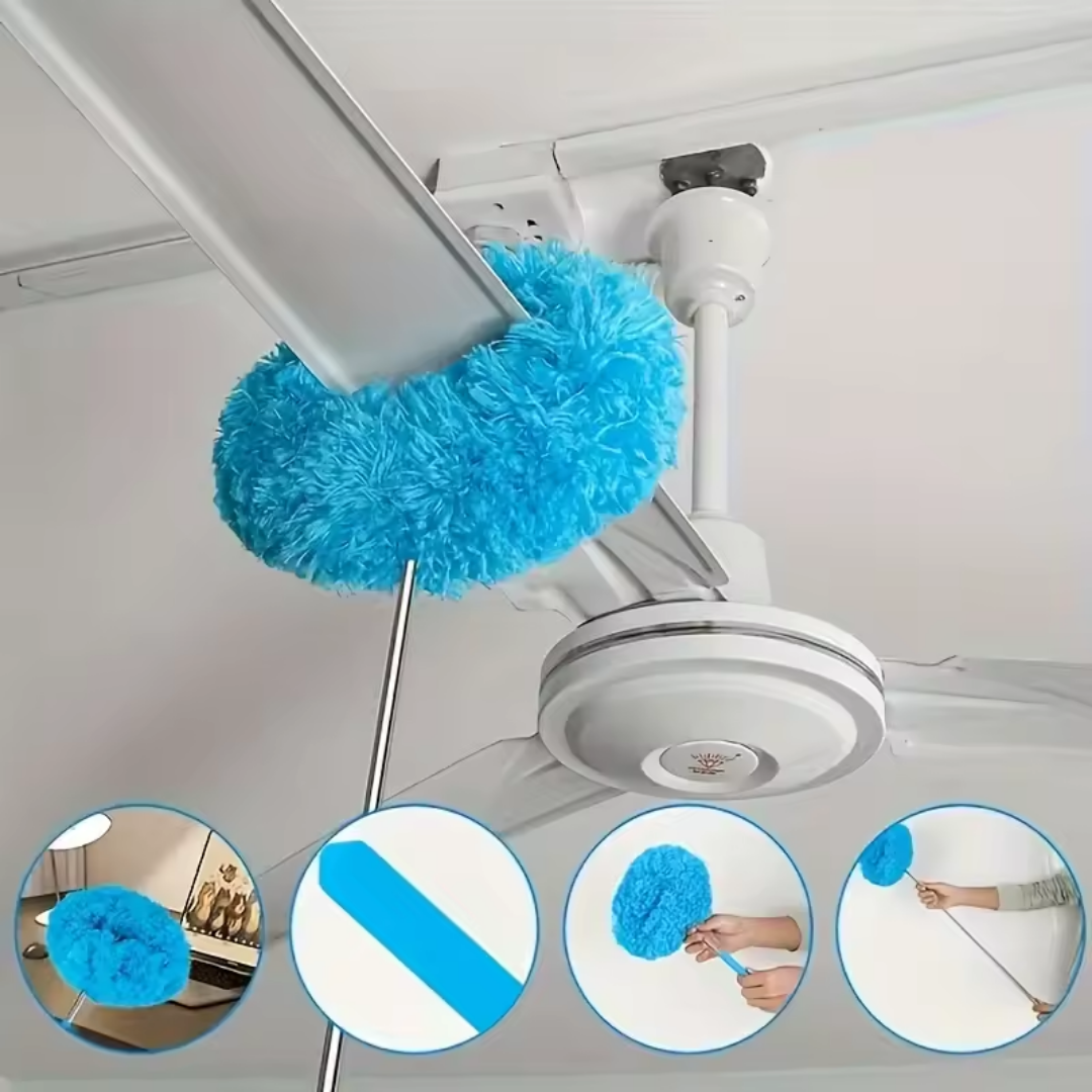 FlexiDust™ – Plumeau télescopique en microfibre pour un nettoyage en profondeur [50 % de réduction]