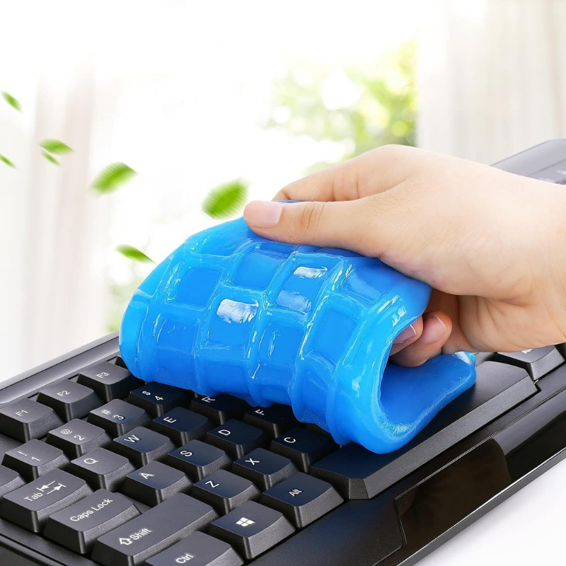 Gel Nettoyant Flexible pour Claviers, Voiture et Électronique