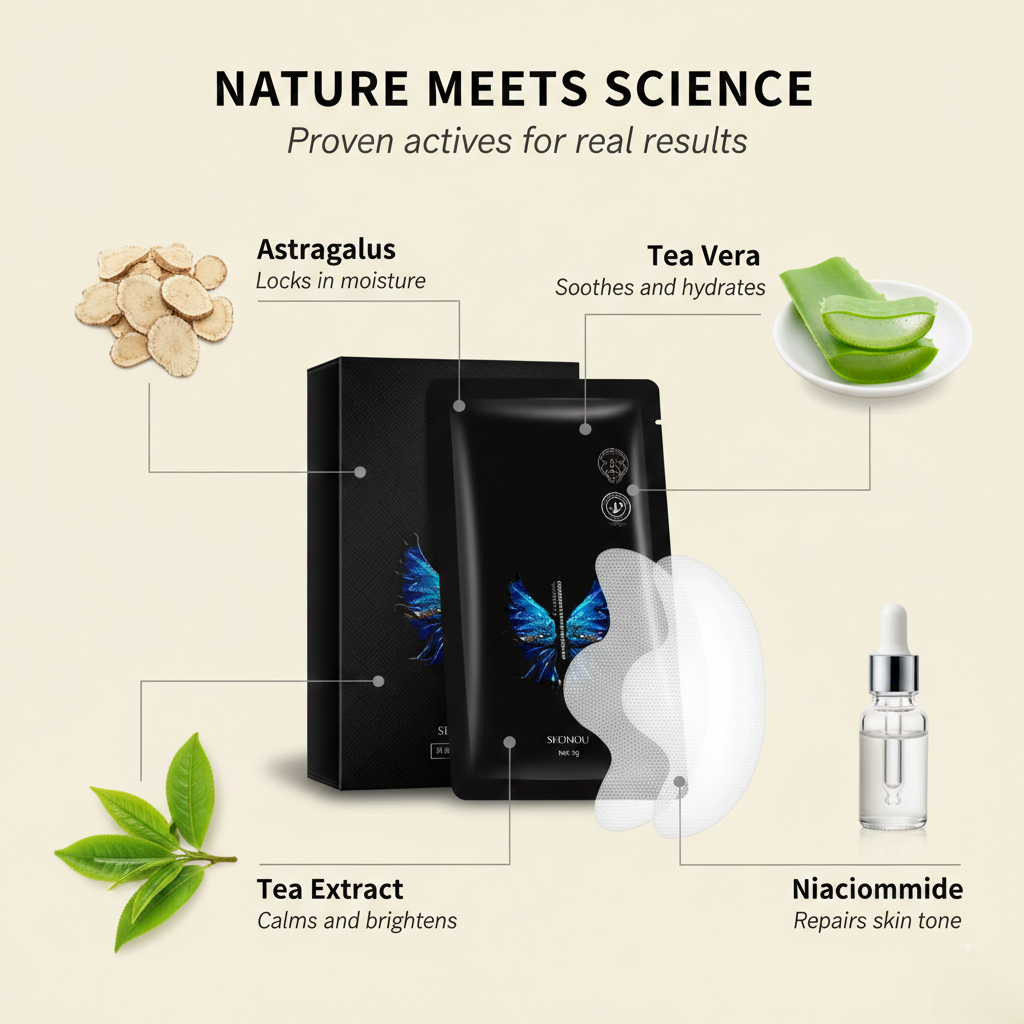 Bandelettes Liftantes Visage aux Extraits de Plantes et Aloe Vera