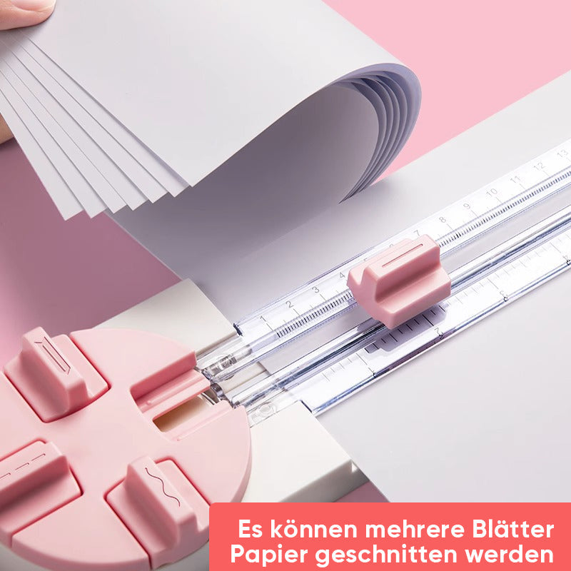Massicot 4-en-1 pour Découpe Papier, Carton et Loisirs Créatifs