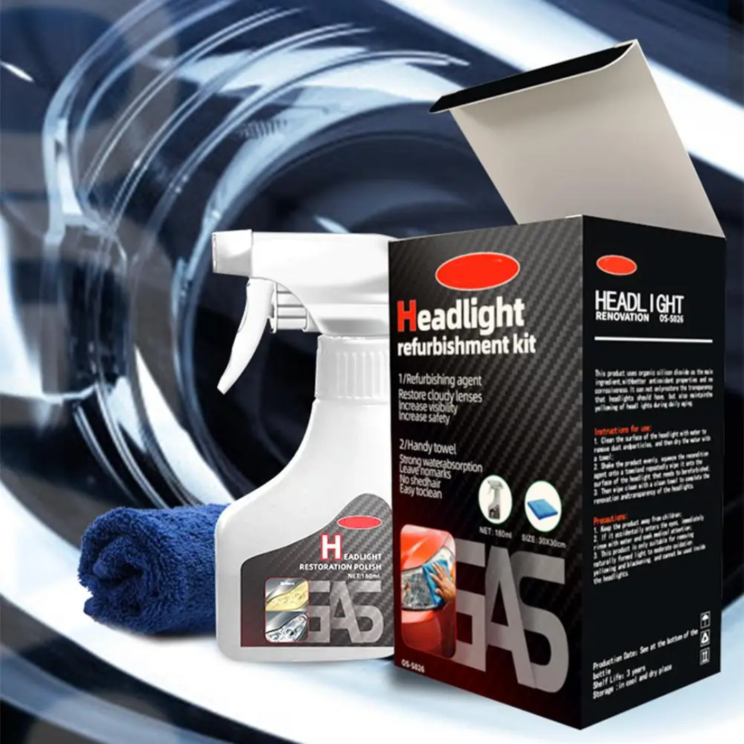 Kit de réparation de phares auto – Restauration clarté et protection UV