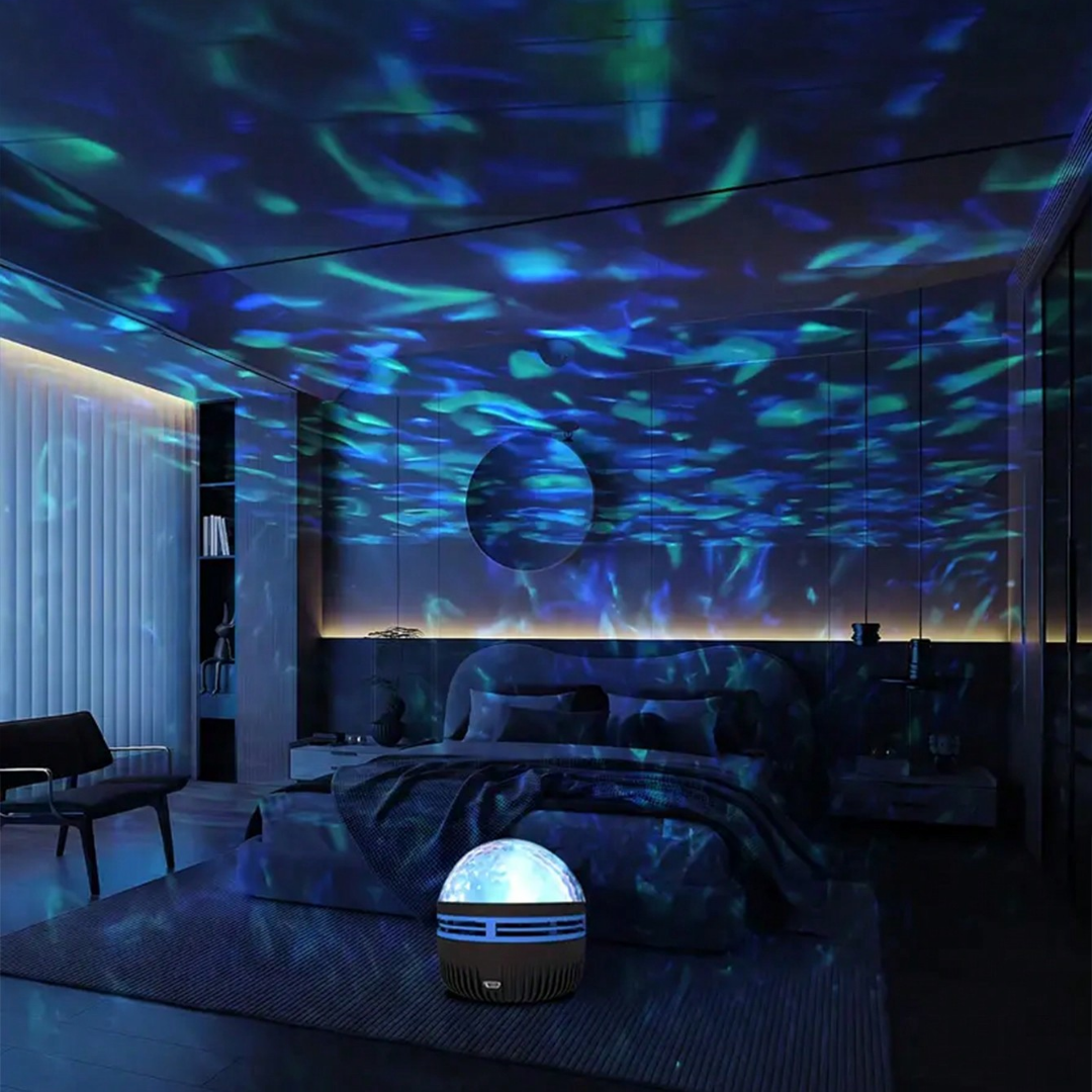 Projecteur Lumière Aquatique & Aurore Boréale pour Ambiance Relaxante