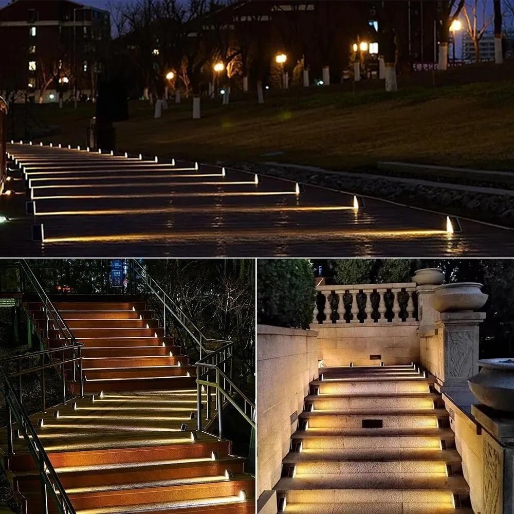GlowSteps™ – Illuminez Vos Nuits avec des Lumières d’Escalier Élégantes pour l’Extérieur [1 + 1 Gratuit]