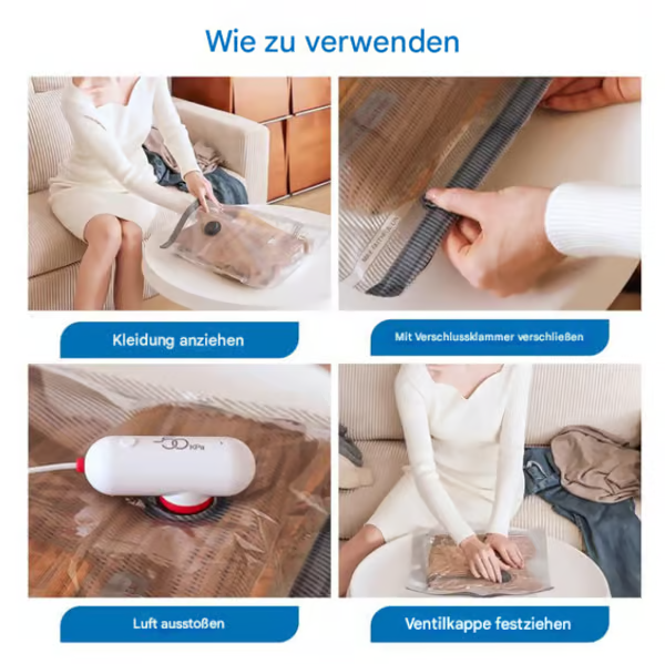 SpaceSaver™ – Sacs de compression pratiques pour un rangement peu encombrant [50% de réduction]