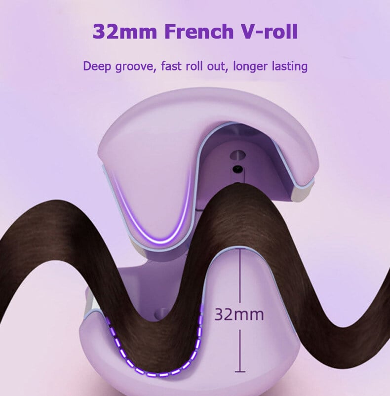 CurlsPro™ – Fer à boucler à vagues françaises pour des boucles de rêve [50 % de réduction]
