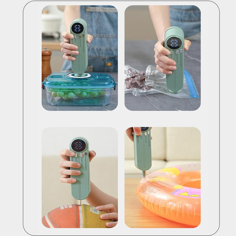 Appareil de Mise sous Vide Sans Fil Rechargeable pour Aliments