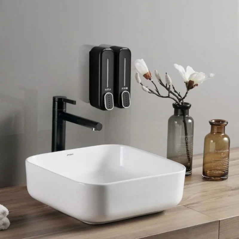 Distributeur de savon automatique sans contact mural 500 ml avec capteur