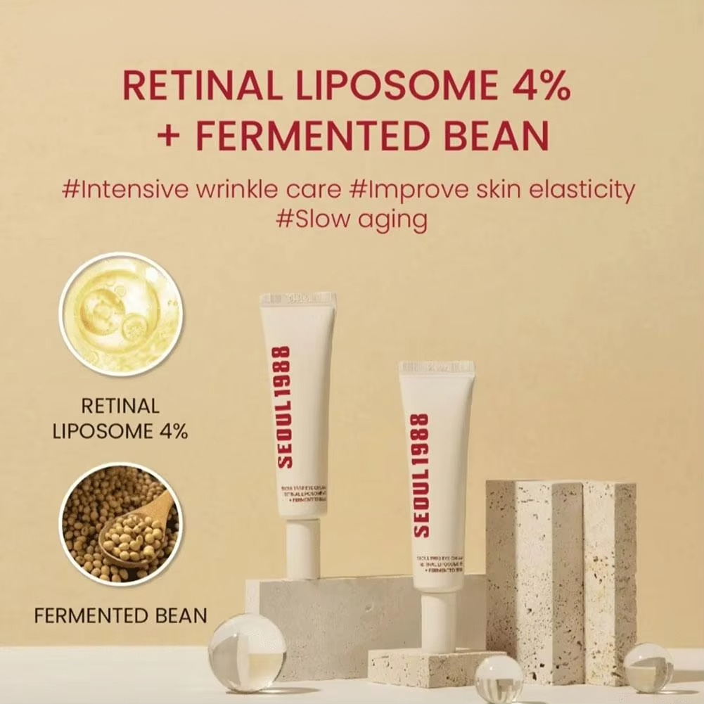 Coffret Soin Visage Vitamine C, Rétinol & Ginseng – Sérum & Contour des Yeux