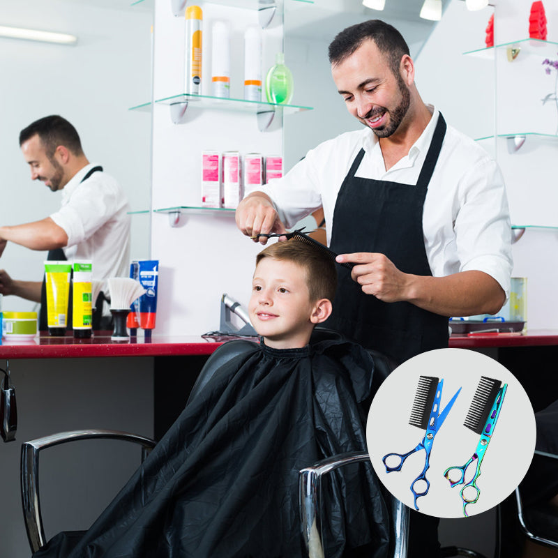 Ciseaux à cheveux professionnels en acier japonais – Coupe précise et