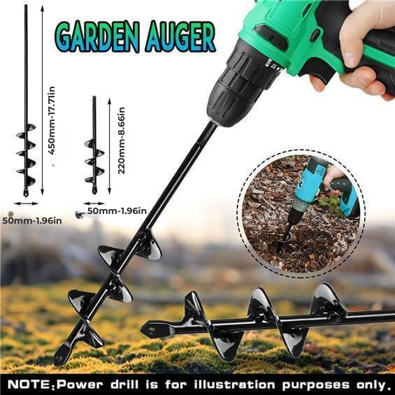 Foret de Jardin en Acier pour Perceuse – Creusage Rapide et Précis