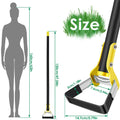 Binette de jardin ergonomique à long manche pour désherbage debout