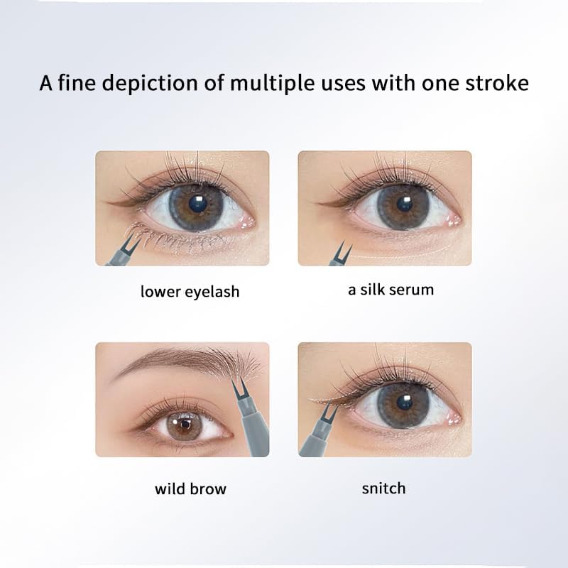 Crayon Eyeliner Double Embout pour Cils Inférieurs – Waterproof et Longue Tenue