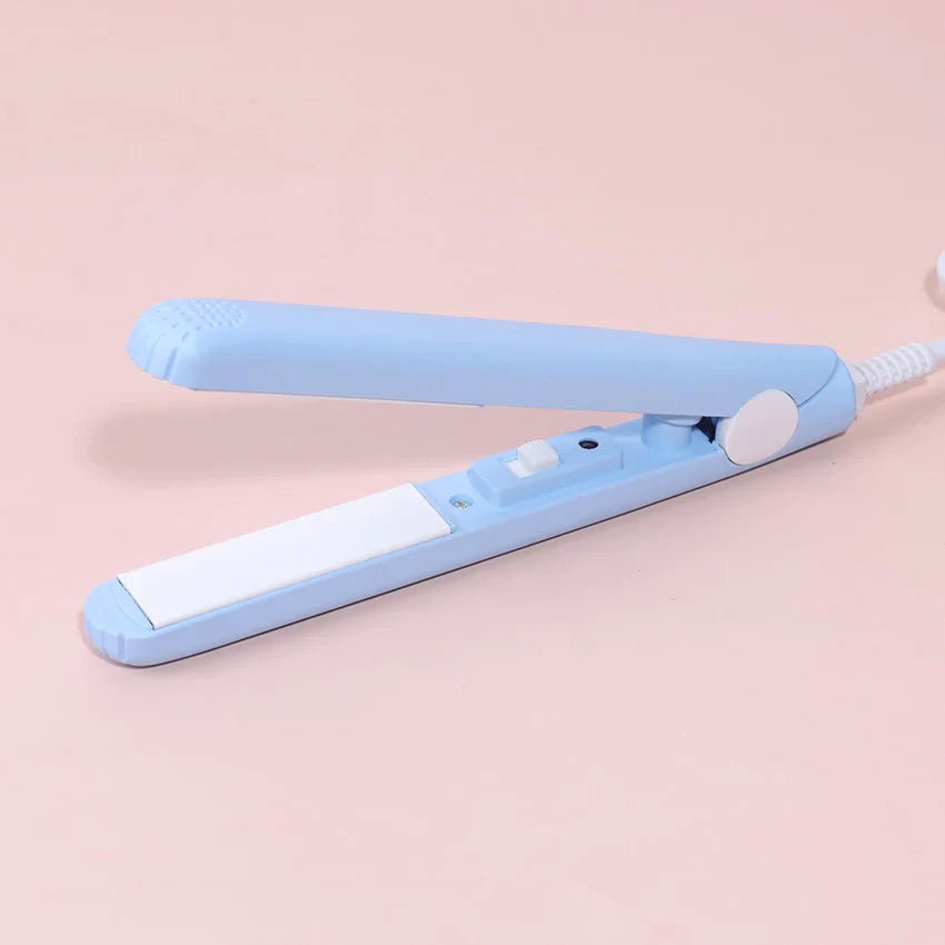 Fer à Lisser et Friser 2-en-1 Céramique Compact pour Voyage