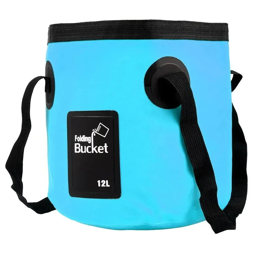 Seau pliable en PVC – Seau d'eau portable pour camping et maison