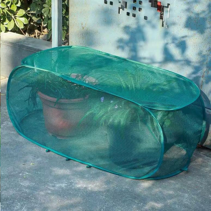 Filet de protection pour plantes pop-up anti-nuisibles avec ancrage au sol