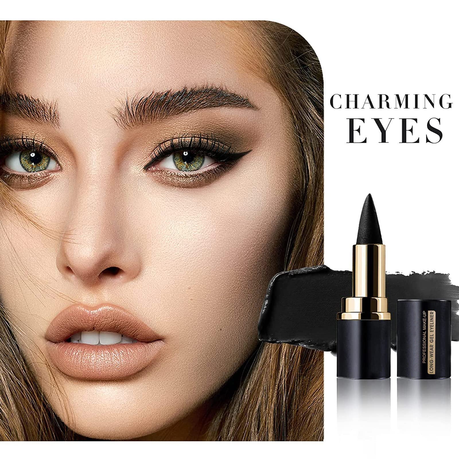 Eyeliner Mat Longue Tenue Résistant à l'Eau – Séchage Rapide et Précis